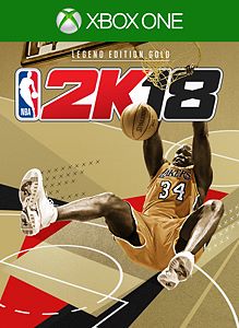 NBA 2K18 Legend Edition Gold boxshot