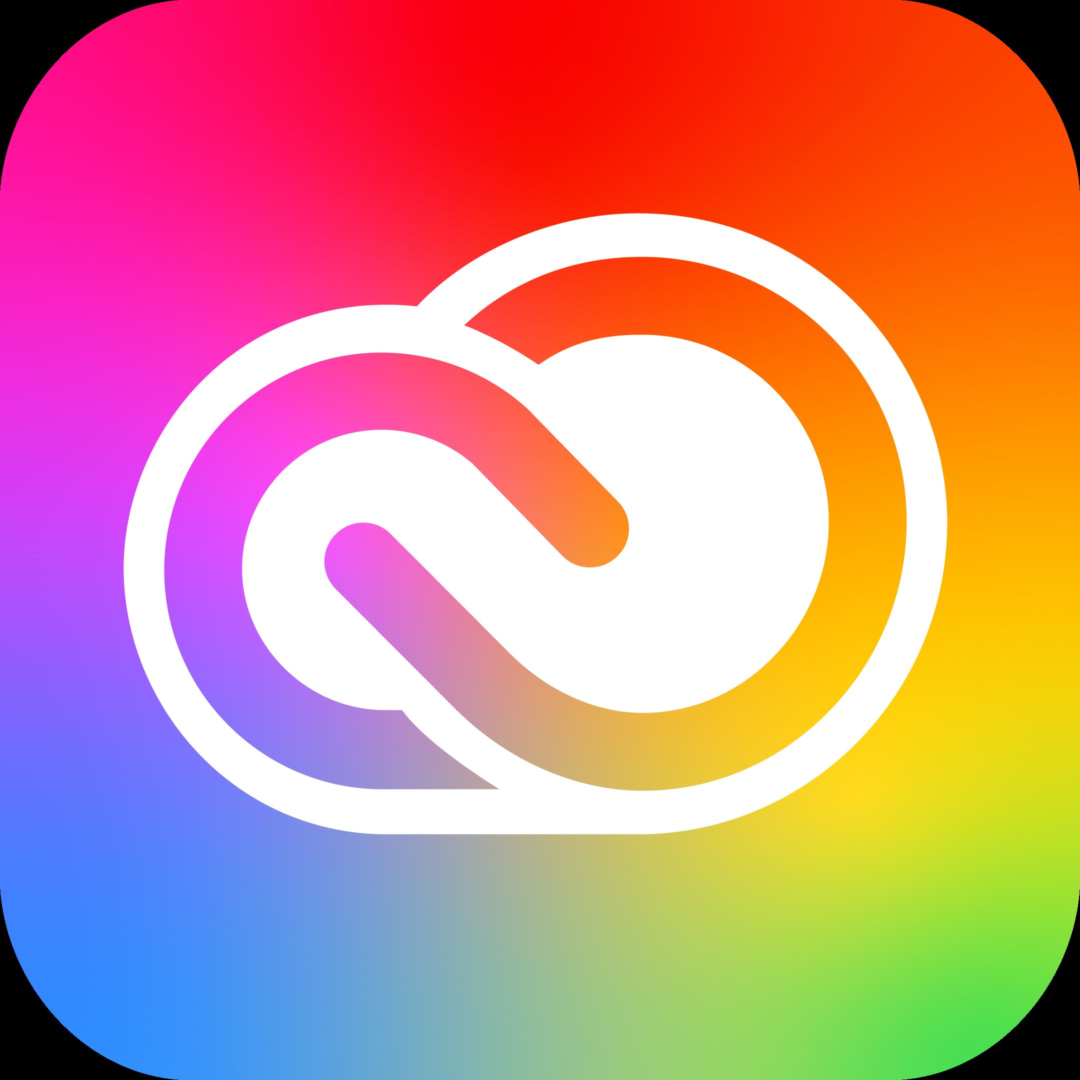 Adobe cloud. Adobe cc. Adobe Creative cloud. Adobe LRC. Creative logo for app.