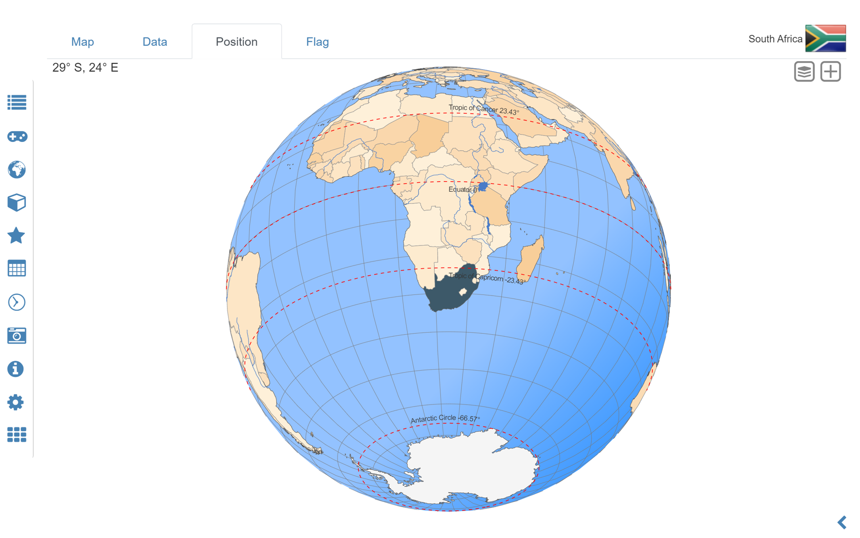 World Atlas, world map