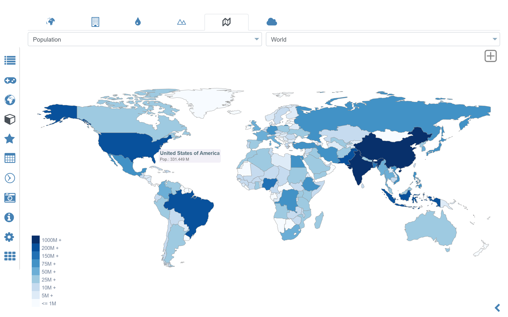 World Atlas, world map