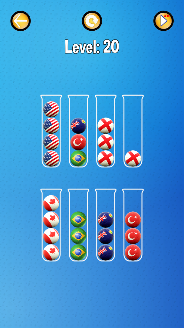 Ball Sort Color Puzzle Game - Flag Sorting Master - Microsoft Apps