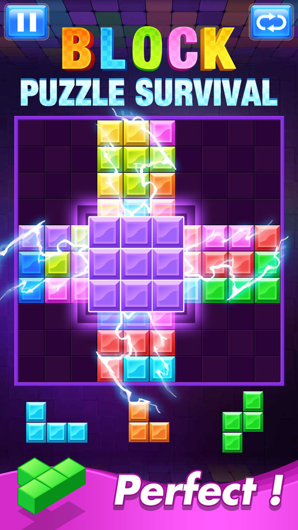 Block Puzzle Survival - block puzzles games free,new classic block puzzle  games,block games free online for kindle fire,puzzle brain games free for  all ages!::Appstore for Android