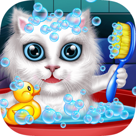 Wash and Treat Pets : help fluffy cats and puppies ! educational Kids Game  - FREE::Appstore for Android