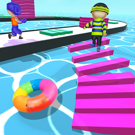 Aqua Theme Park! Water Slide Bump Race 3D - Amusement Park