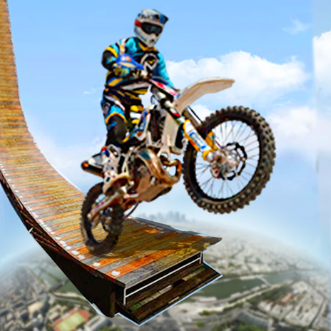 Juegos de Motos de Carreras - Ramp Bike Impossible Bike Stunt - Gameplay  Android 