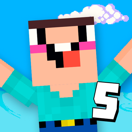 Steve with Lucky Block Minecraft Skin