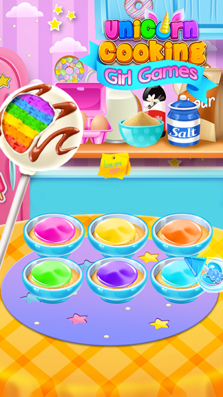 Rainbow Unicorn Ice Cream & Ice Popsicles - Kids Frozen Dessert Food Maker  Games FREE - Microsoft Apps