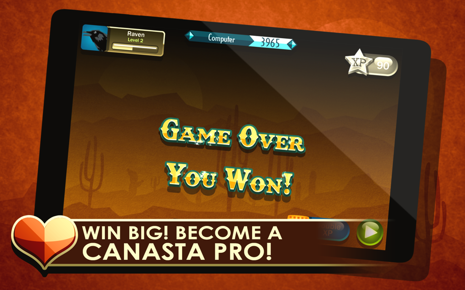 Canasta for Windows, brought to you by