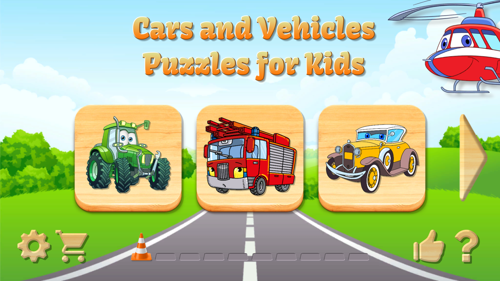 Cars and Vehicles Puzzle for Kids 