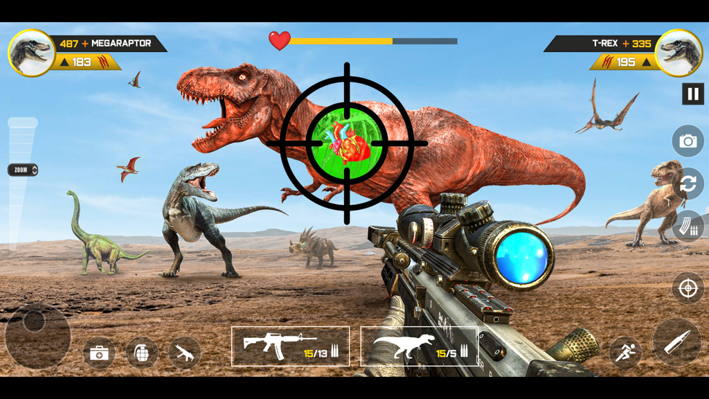 Dino 3D Shooting Offline Games - Microsoft Apps