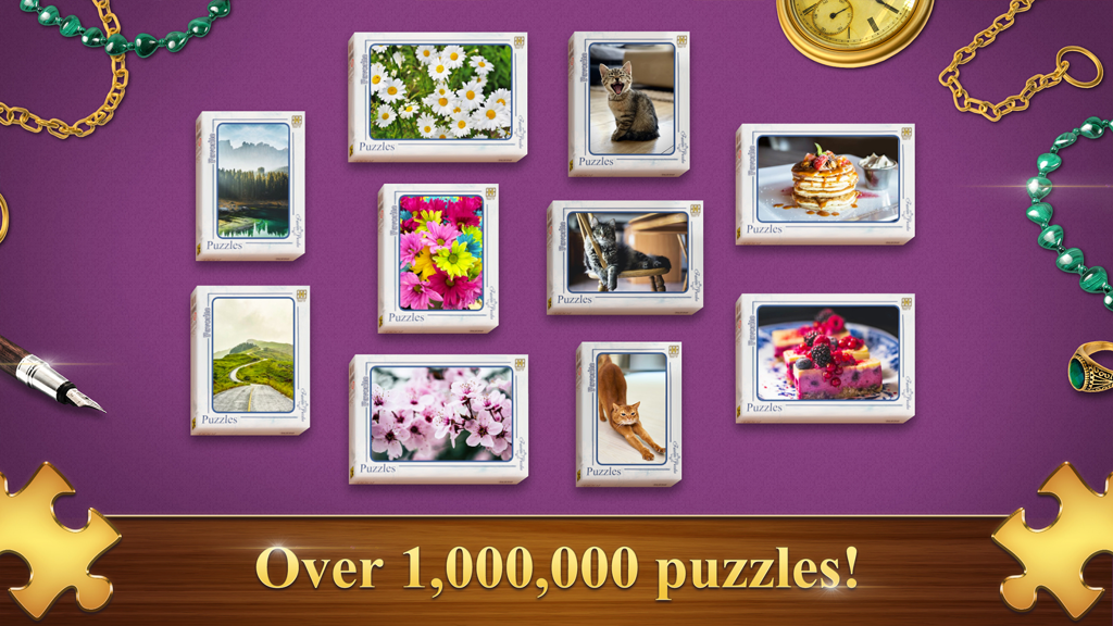 Favorite Puzzles - free classic hd puzzle jigsaw game for kids and