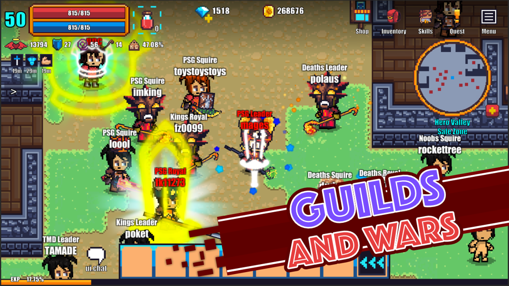 Pixel Knights Online 2D MMORPG MMO RPG - Microsoft Apps