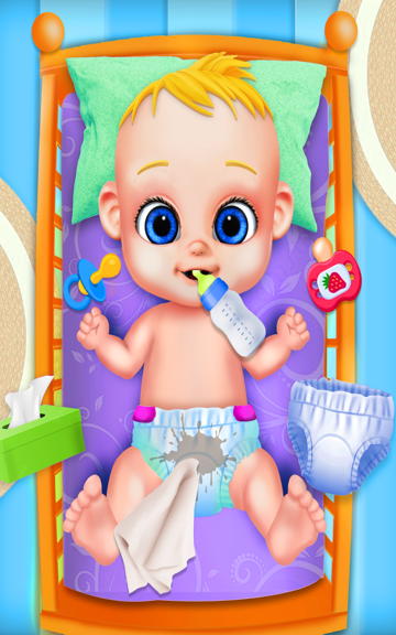 Newborn Babycare Babysitting Games - Baby Daycare & Dress Up Games