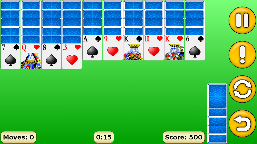 Spider Solitaire 2 Suits Game - Play Spider Solitaire 2 Suits
