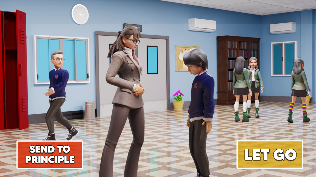 Virtual High School Simulator Game: Highschool Girl Life Games for Kids Free  - Microsoft Apps