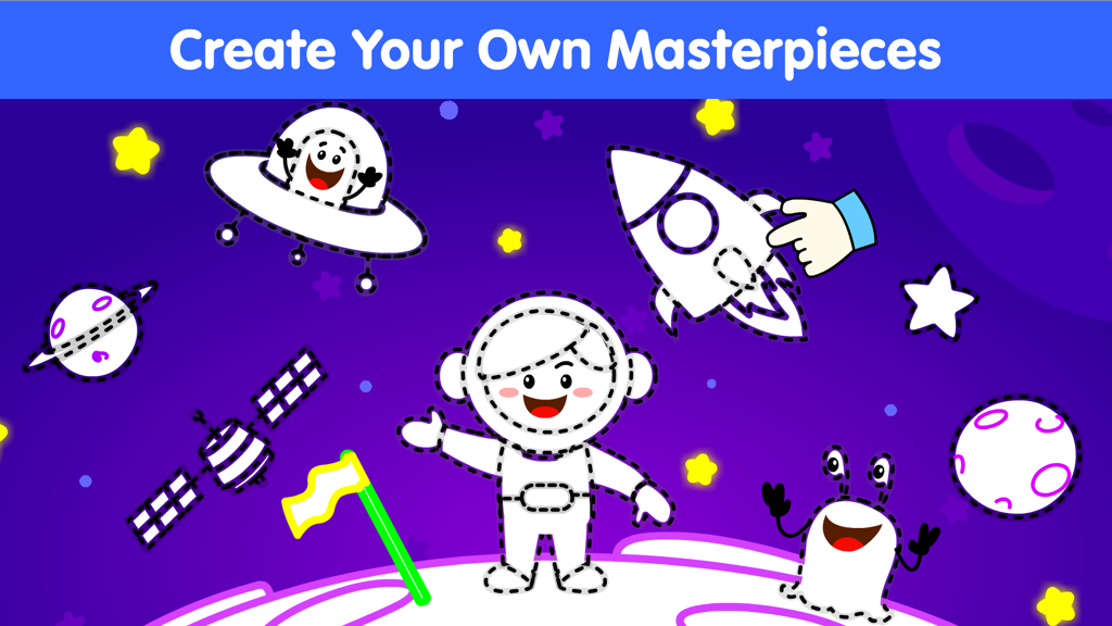 Kids Drawing Games For Girls & Coloring Pages Free: Learn To Draw Toddler  Learning Games For 2-5 Year Olds - Microsoft Apps
