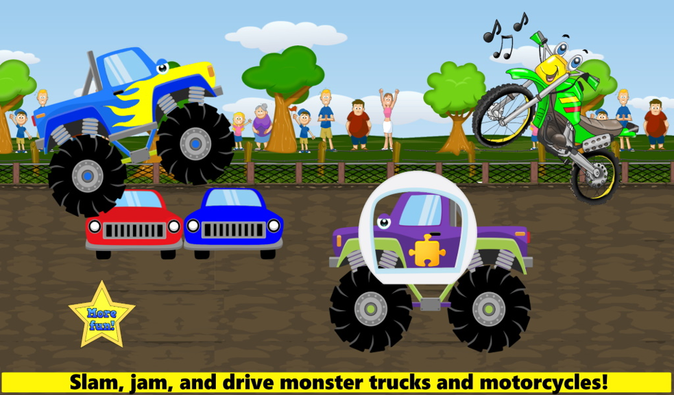 Monster Vision Let's Your Monster Trucks Jump Over Objects with