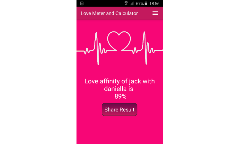 Run True Love Calculator Test::Appstore for Android