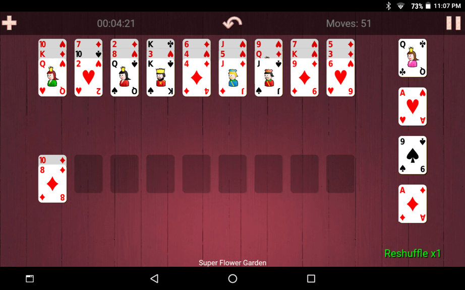 Spider Solitaire Suits - Online Žaidimas