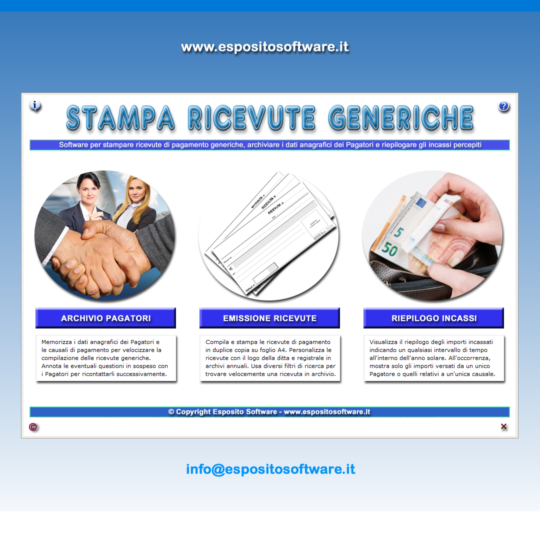 Stampa Ricevute Generiche - Microsoft Apps