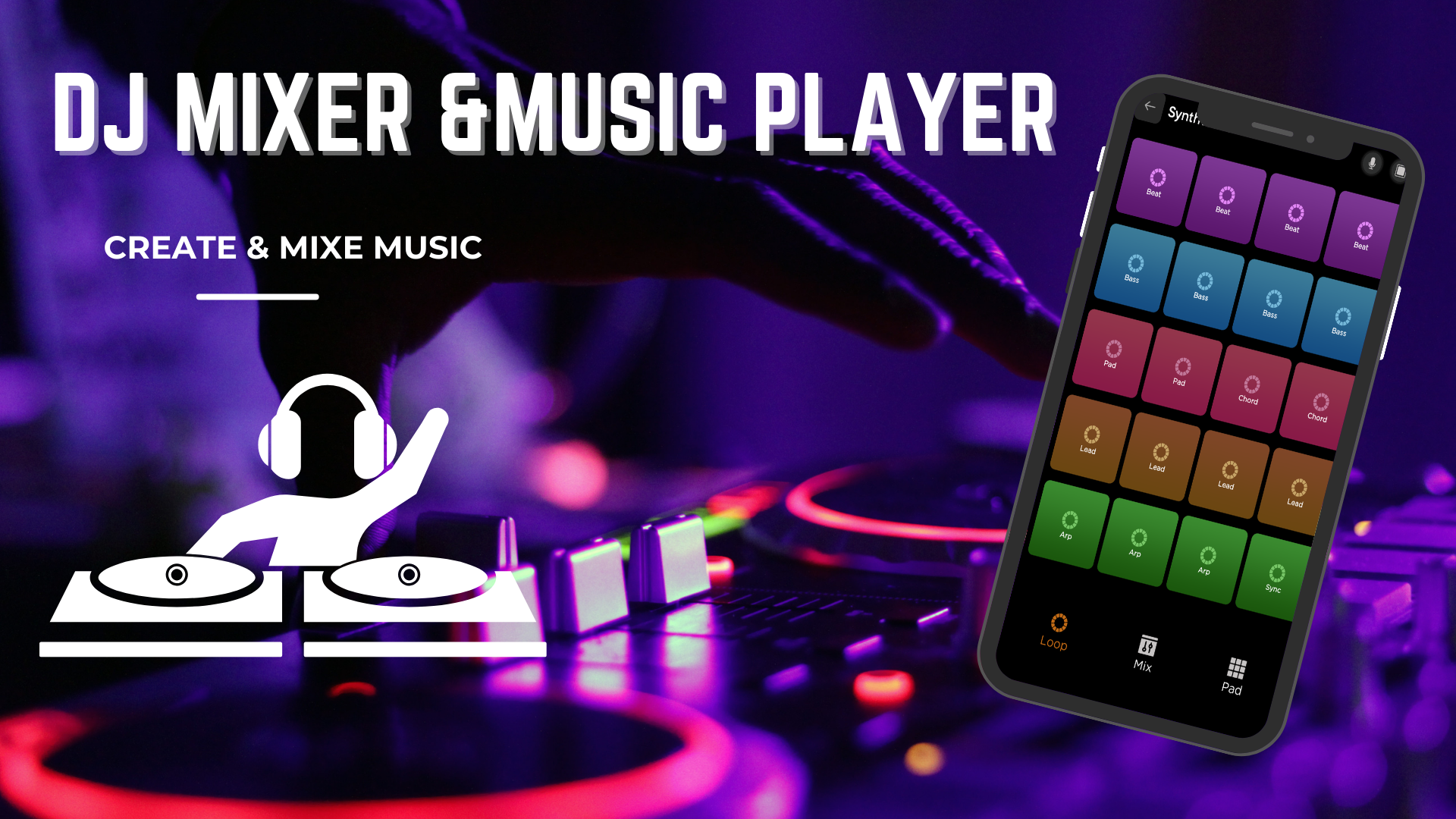 Beat Mixer Studio: DJ Music Mix, Remix Maker, Virtual DJ, Electro Drum Pads,  Loops & Music Editor - Microsoft Apps