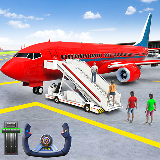 Open World City Airplane Flying Pilot 3D: Flight Simulator Plane