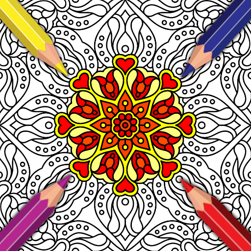 About Stress Relief Adult Color Book & Mandala Coloring Apps