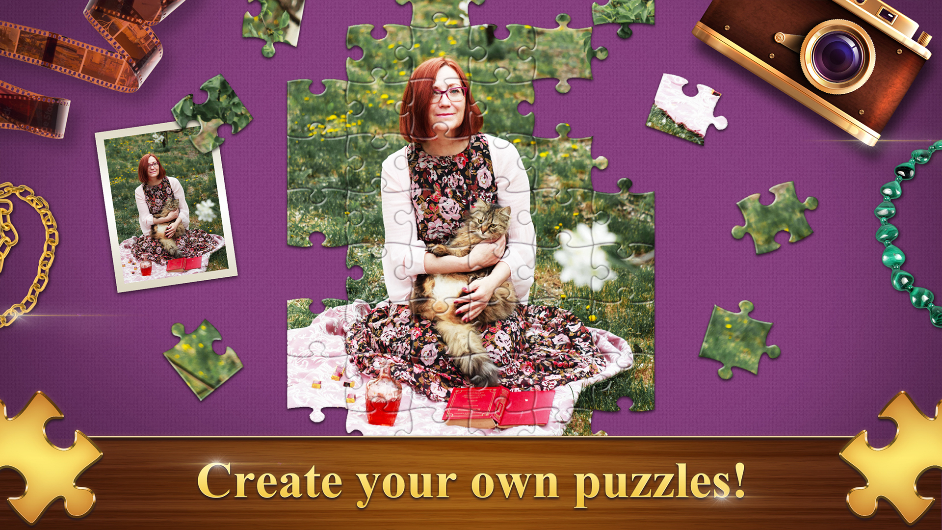 Favorite Puzzles - free classic hd puzzle jigsaw game for kids and