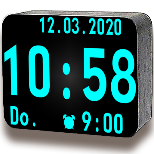 Riesige Digitale Uhr – Microsoft-Apps
