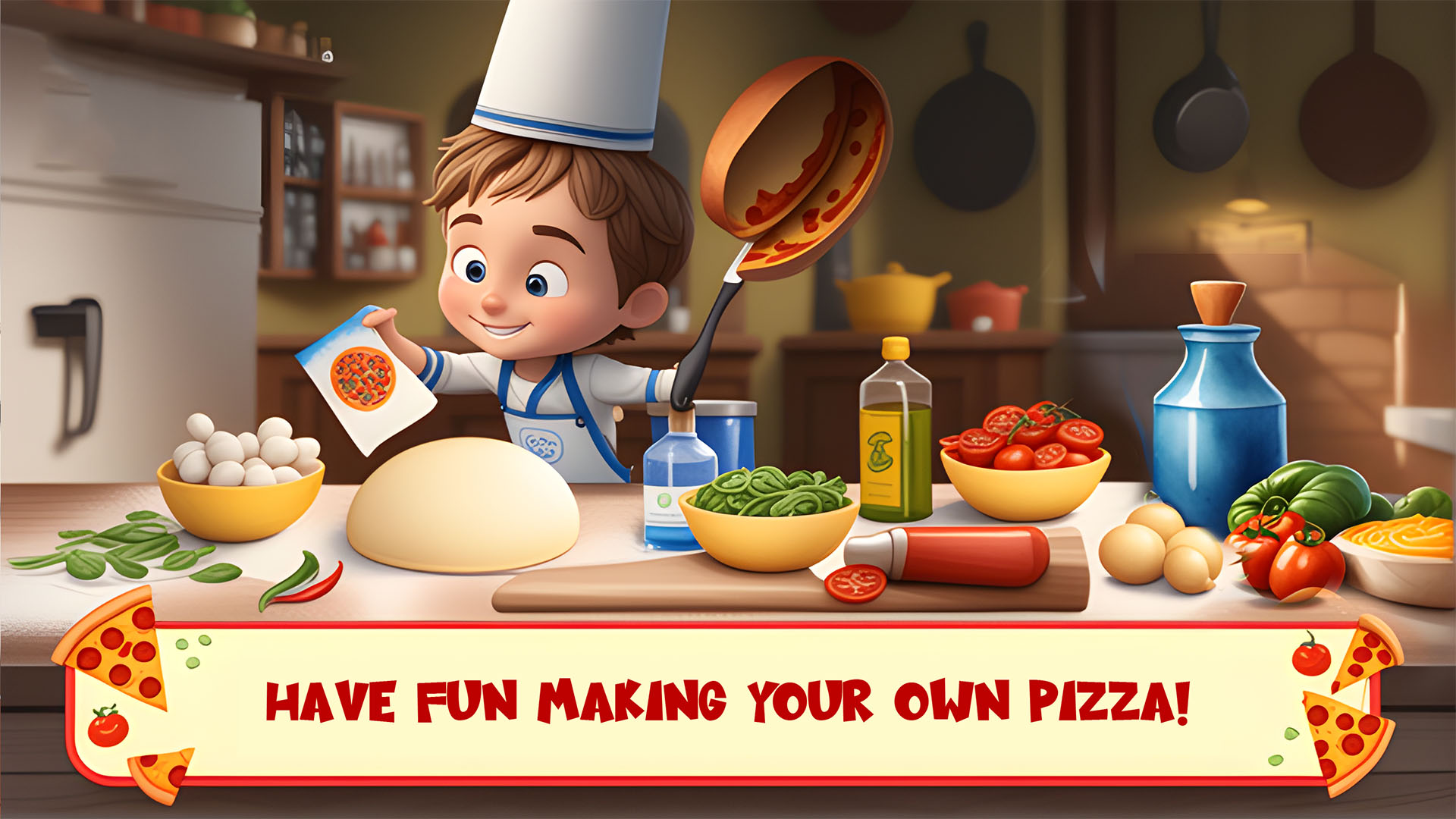 PIZZA CHEF - FUN FOOD COOKING GAME