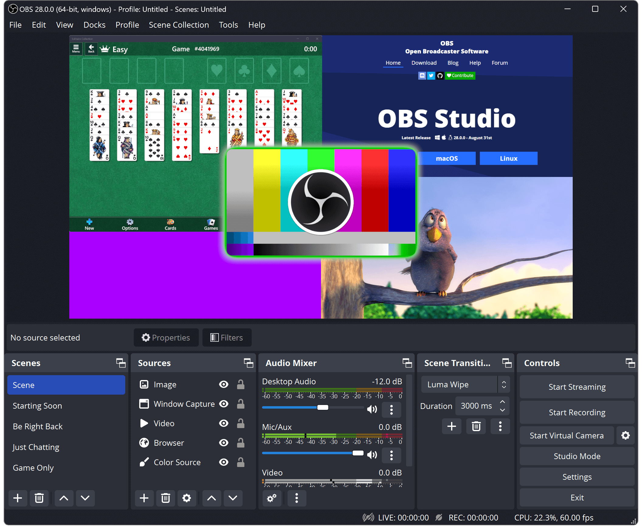 OBS Studio Screenshot