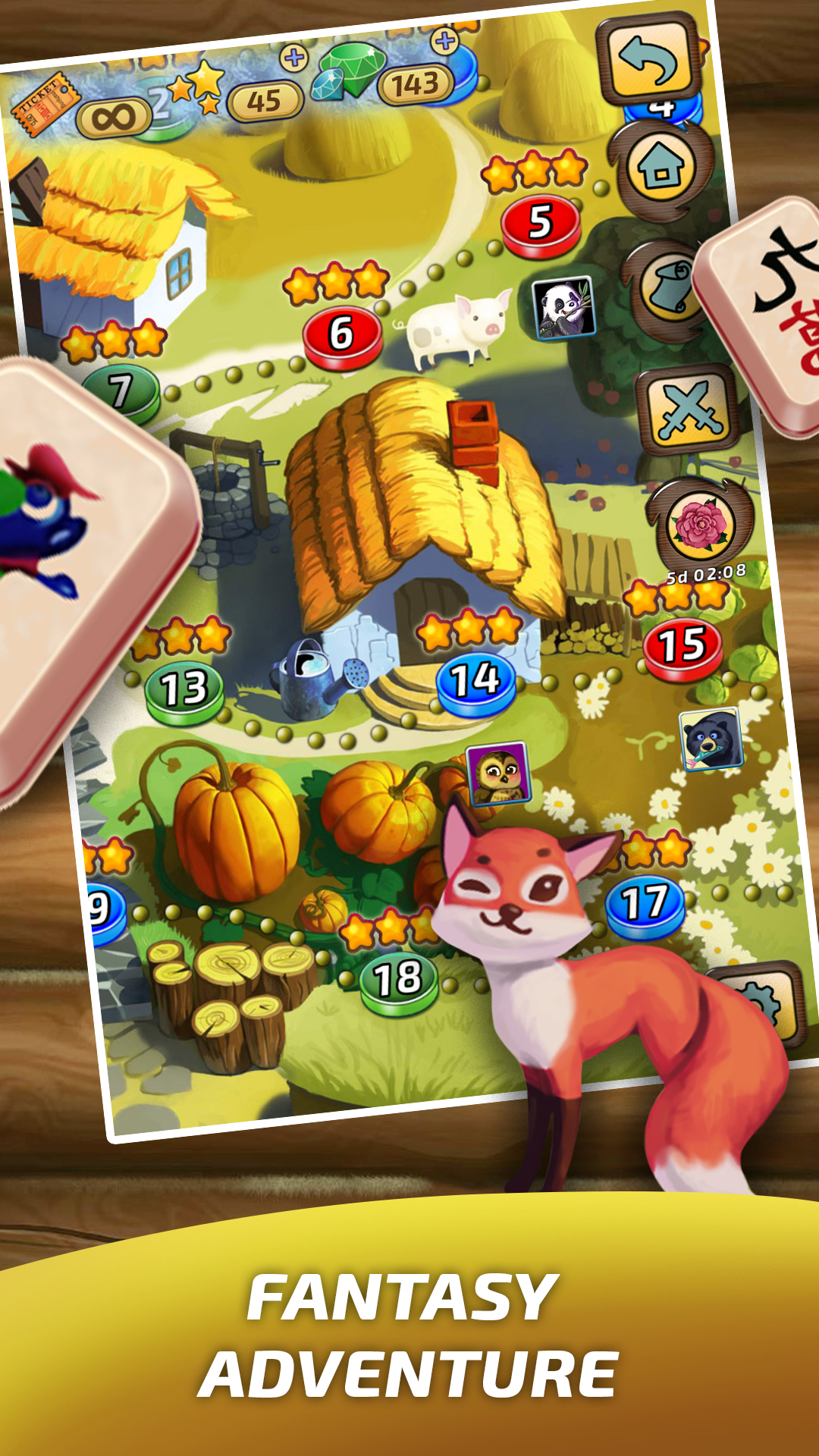 Fantasy Mahjong World Voyage - Solitaire Tile Matching Mahjongg  Game::Appstore for Android