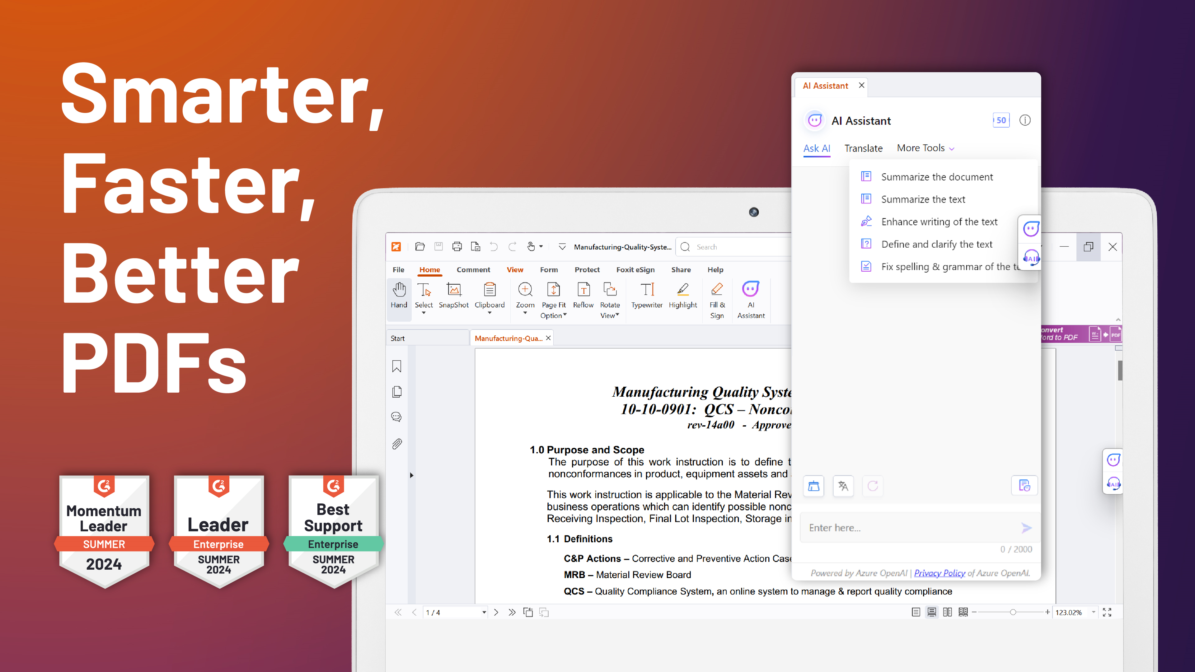 Foxit PDF Reader Screenshot