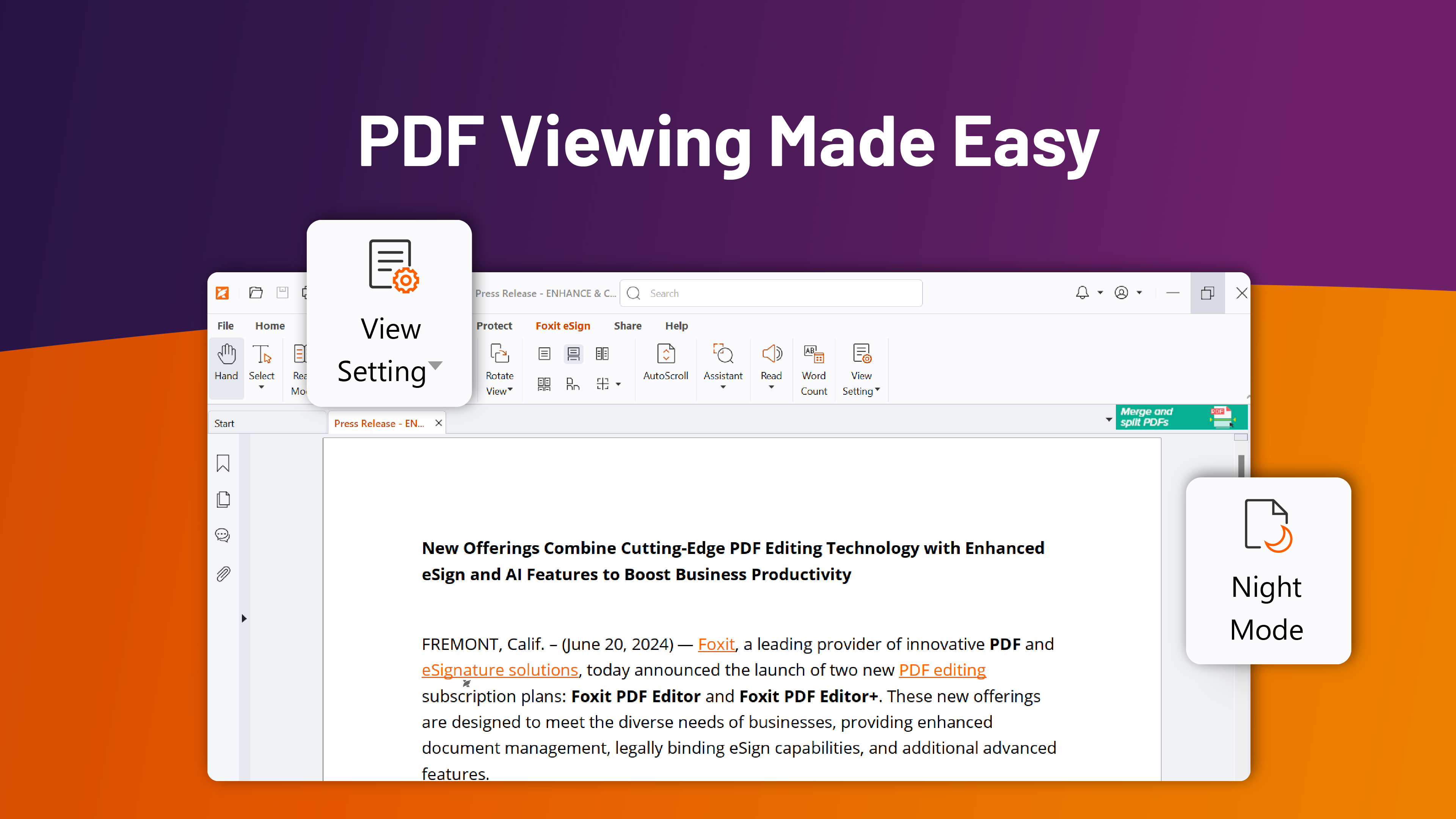 Foxit PDF Reader Screenshot