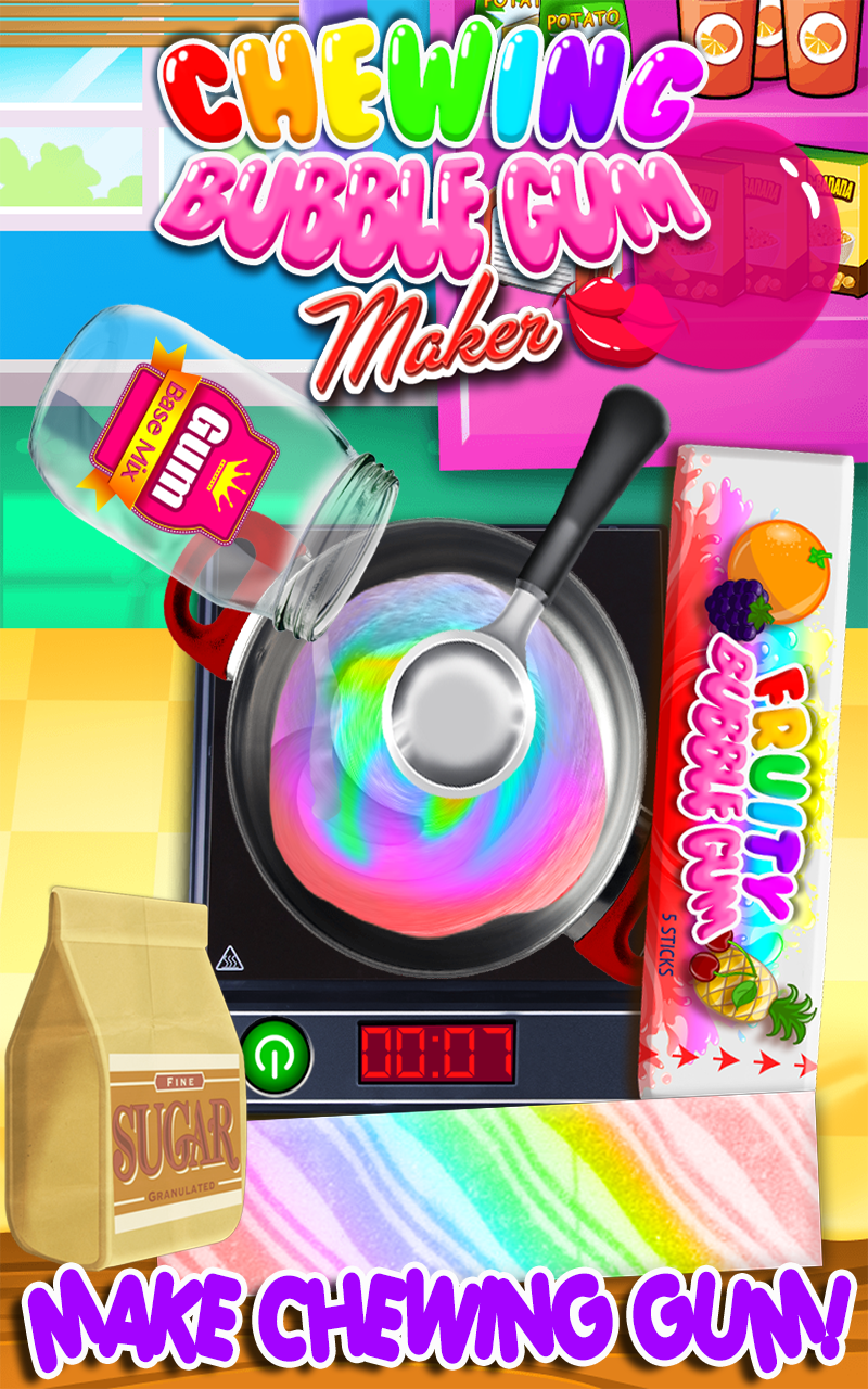 Chocolate Candy Bar Maker & Bubble Gum Maker - Kids Cooking & Food Maker  Games FREE - Microsoft ئەپلىرى