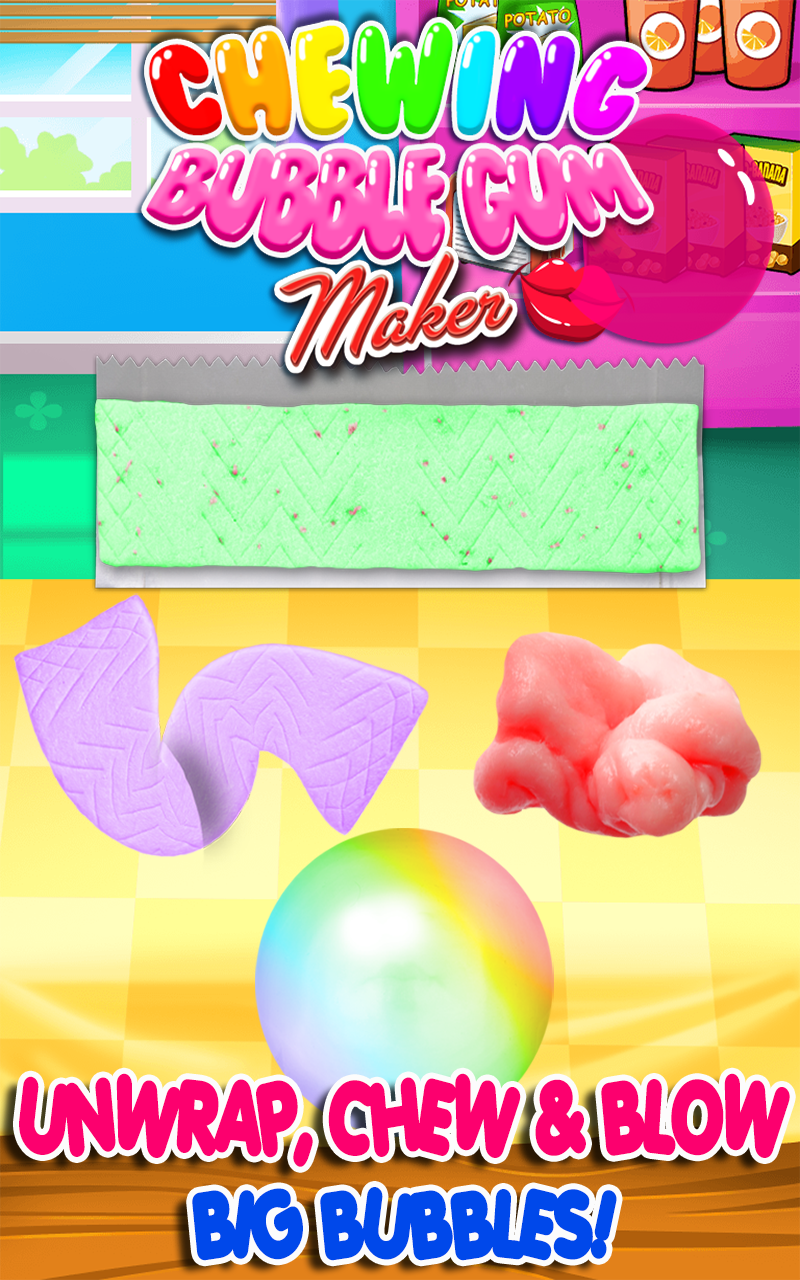 Chocolate Candy Bar Maker & Bubble Gum Maker - Kids Cooking & Food Maker  Games FREE - Microsoft ئەپلىرى