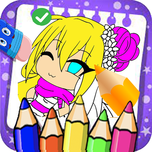 Desenhos para colorir de Pretty Girl Gacha Life - Desenhos para