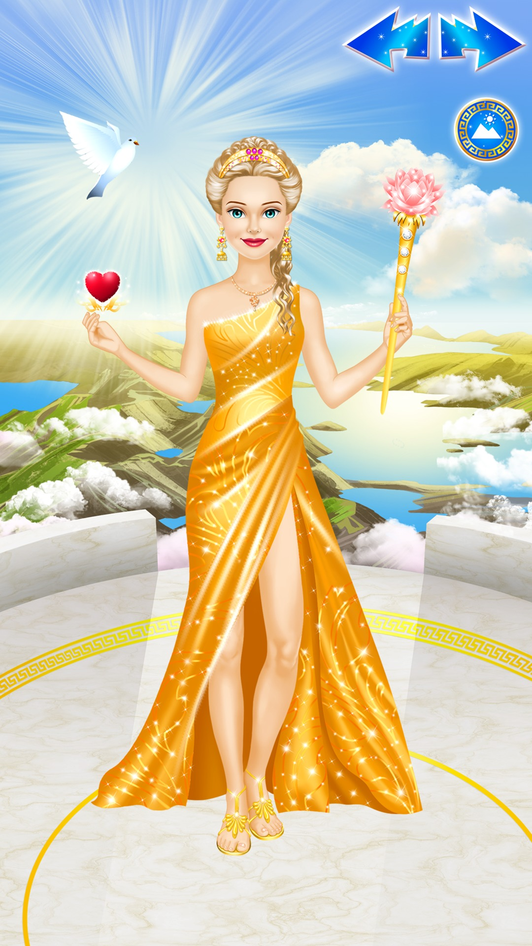Goddess Dress up Game
