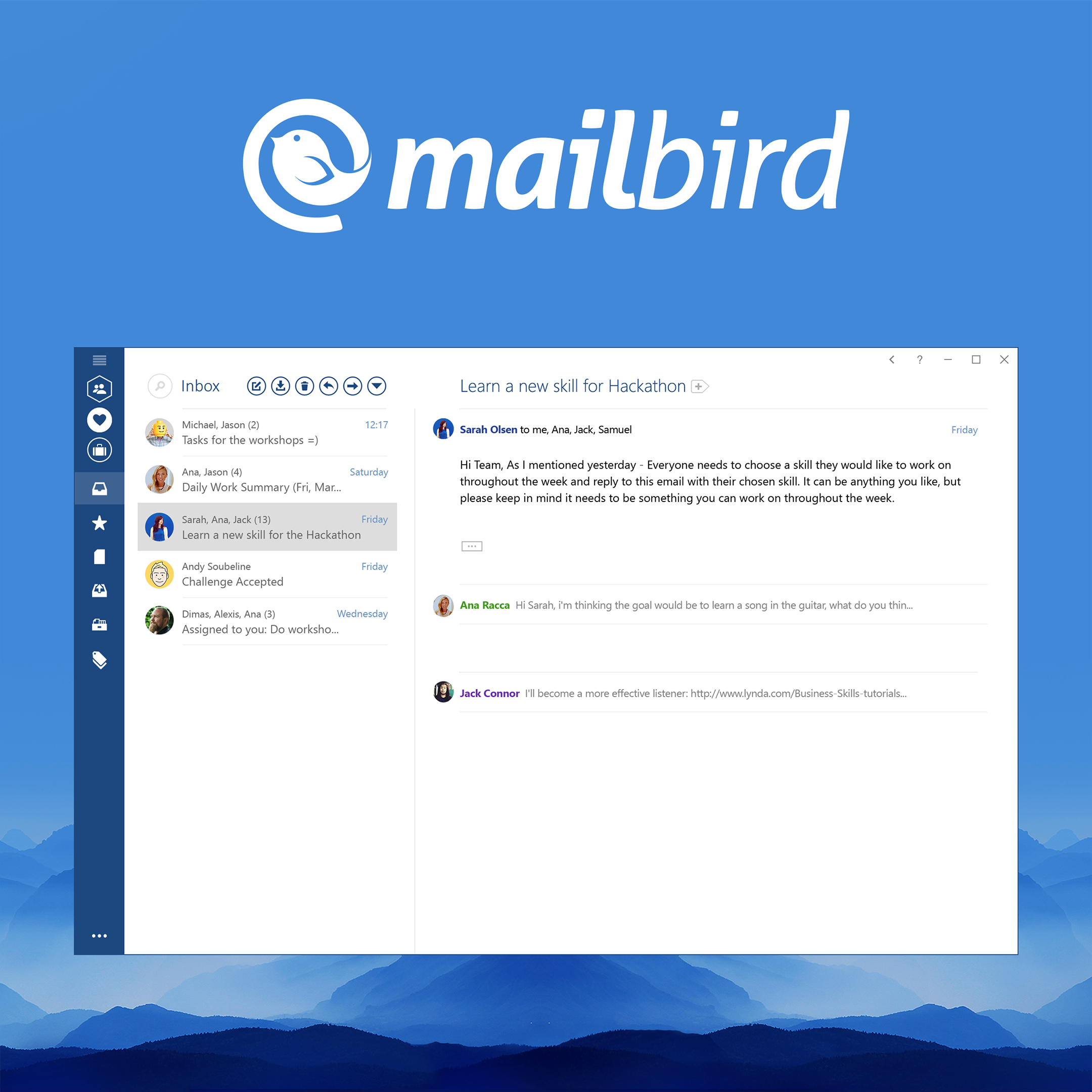 find synonyms in mailbird