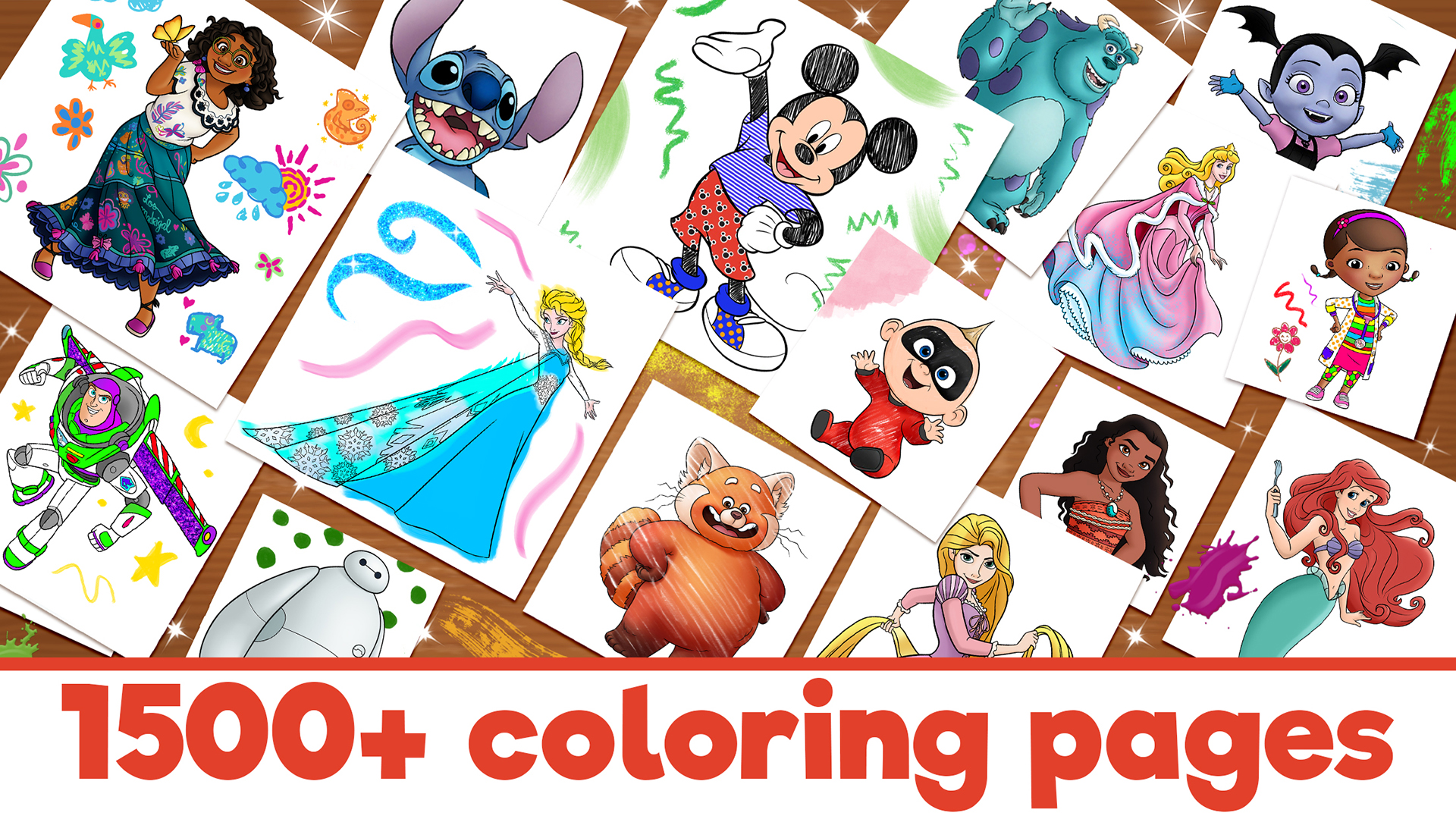 disney drawings to color