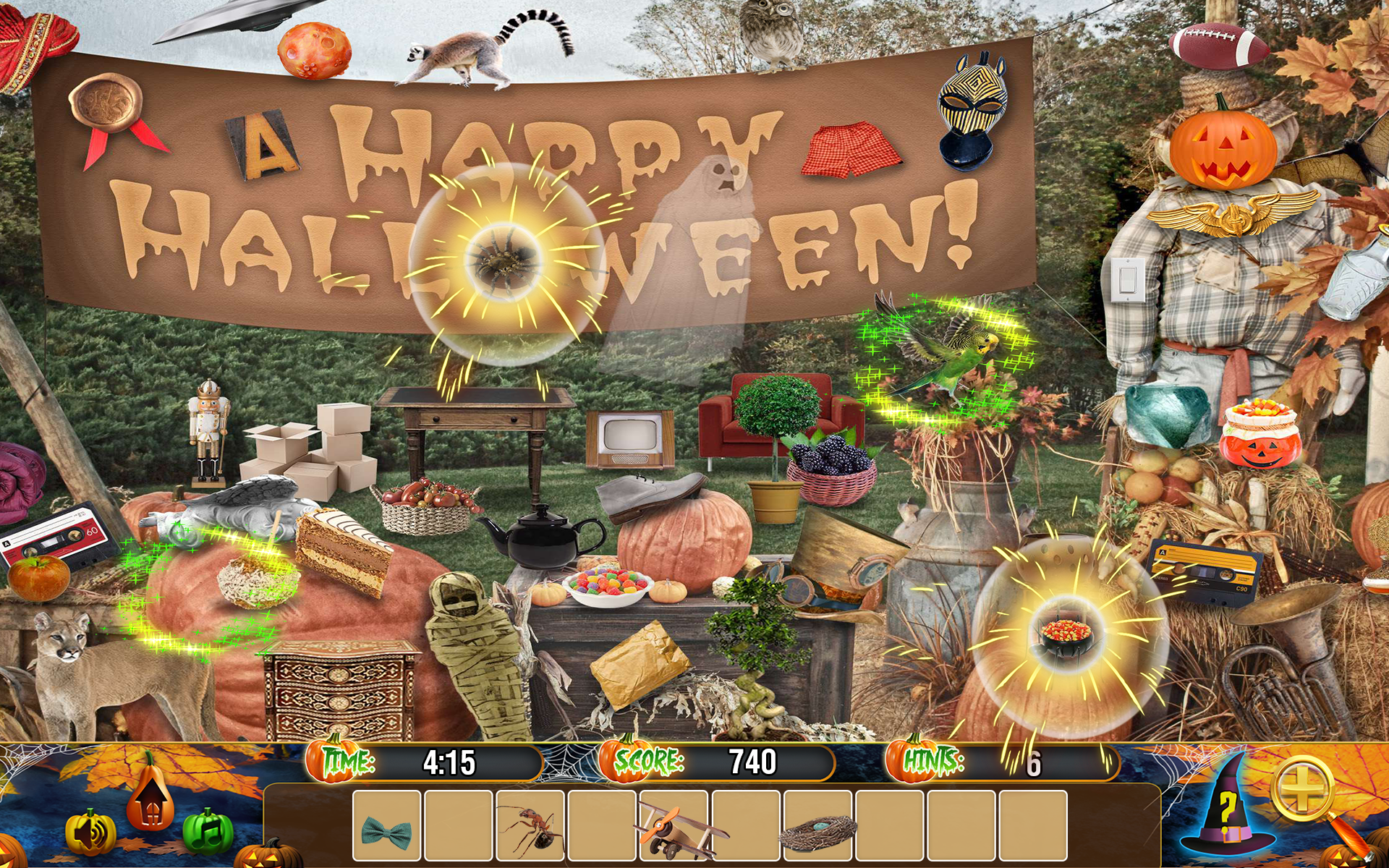 Hidden Objects Halloween Haunted Horror Mystery – Fall Pumpkin