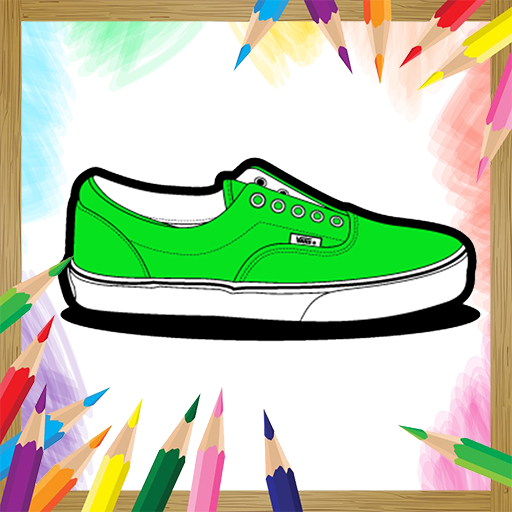 how to draw vans shoes