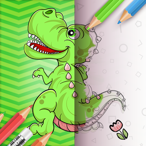 Dinosaur Coloring Book : Dino & T-rex Offline Coloring for Children,  toddler, preschooler and kids. - Microsoft Apps