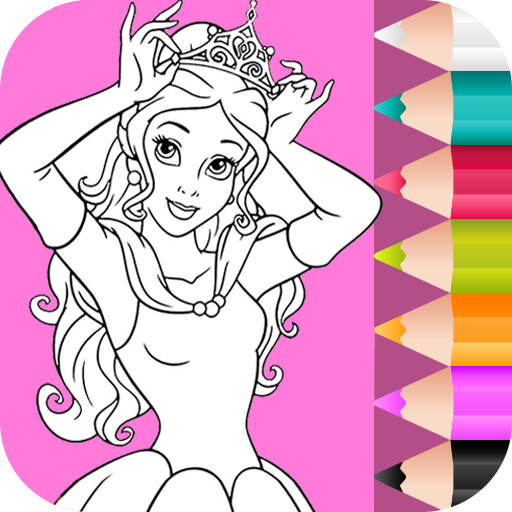 belle face coloring pages