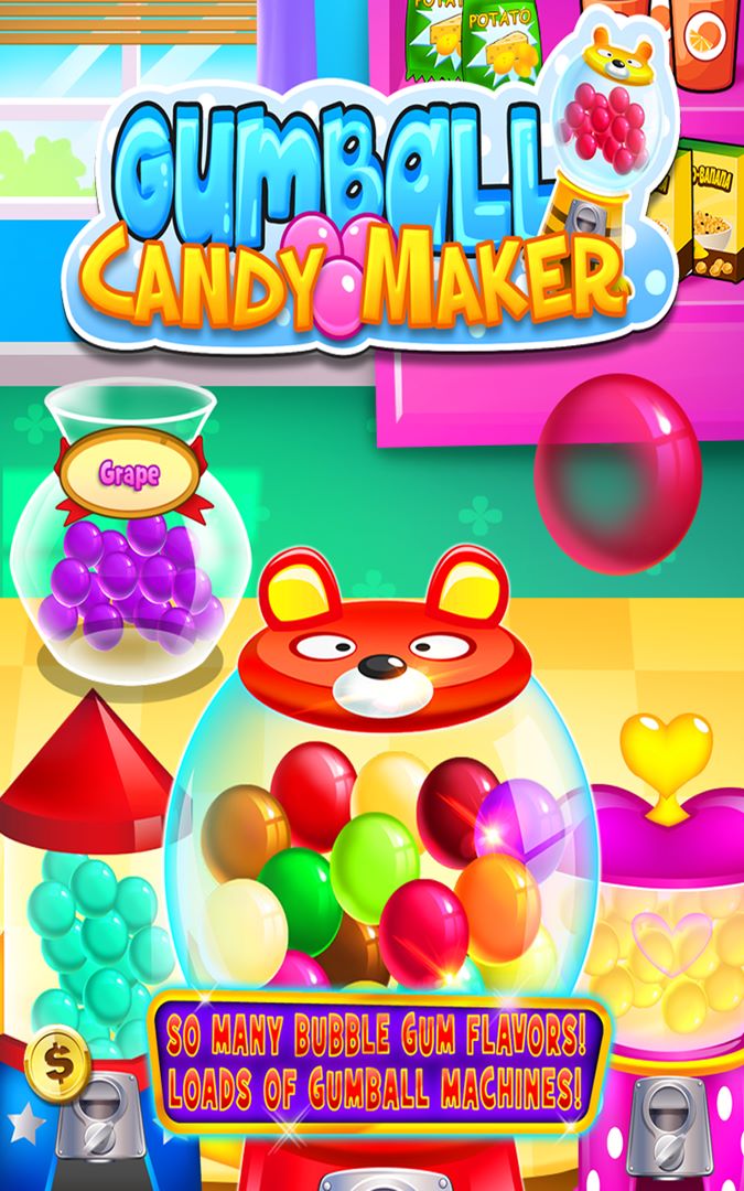 Chocolate Candy Bar Maker & Bubble Gum Maker - Kids Cooking & Food Maker  Games FREE - Microsoft ئەپلىرى