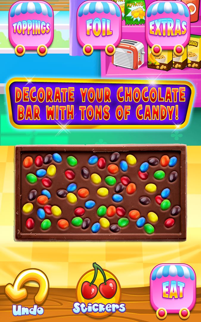 Chocolate Candy Bar Maker & Bubble Gum Maker - Kids Cooking & Food Maker  Games FREE - Microsoft ئەپلىرى