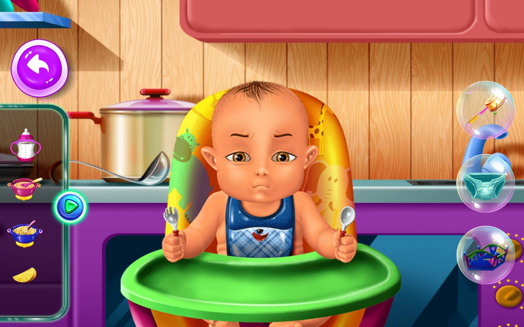 Free My New Baby Born and baby care games APK Download For Android