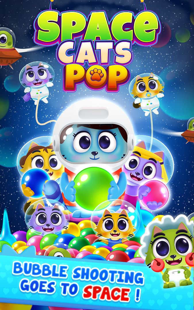 Space Cats Pop - Bubble Shooter Games Free - Microsoft Apps