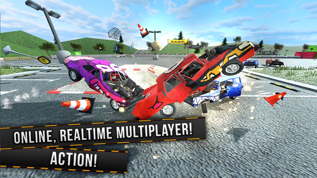 Welcome to Crash of Cars, a REAL-TIME MULTIPLAYER game where your