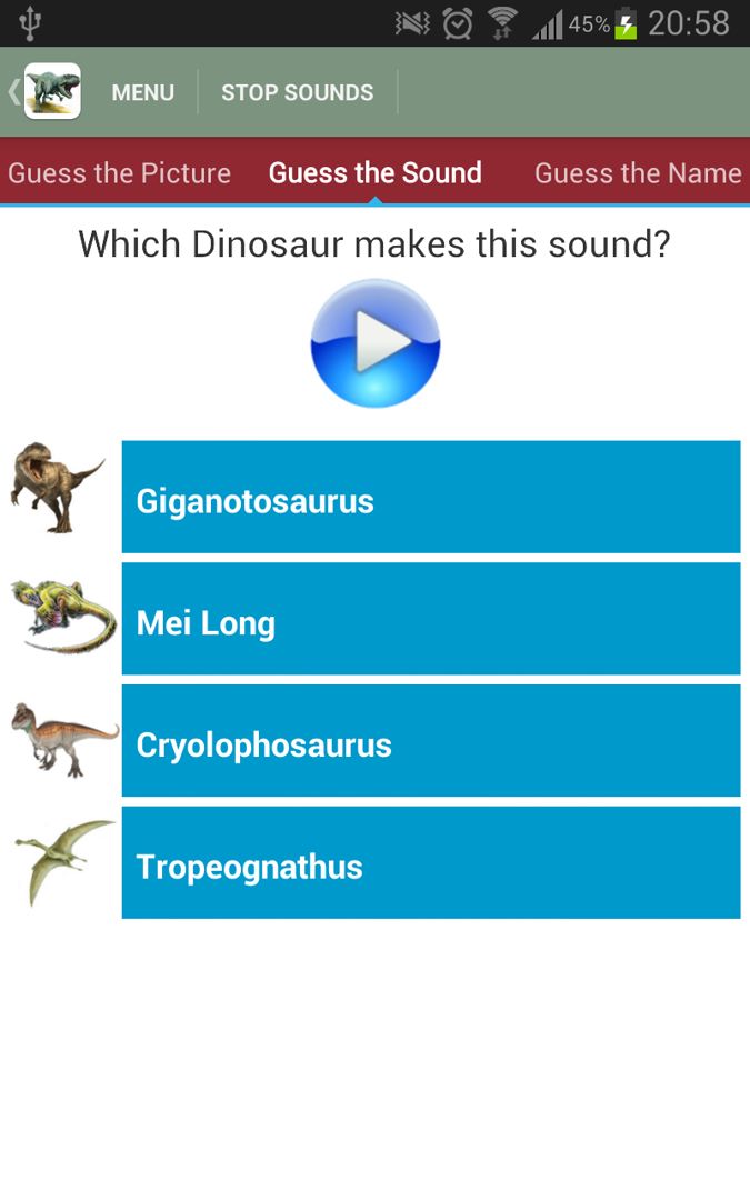 Dinosaur Sounds - Microsoft Apps